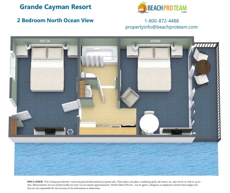 Grande Cayman Resort 2 Bedroom Ocean View